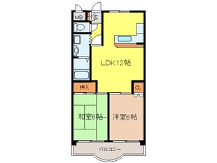 ベルメゾン千里の物件間取画像